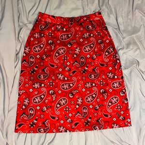 Nuggles Bandana Print Athletic Skirt❤️